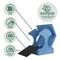 Show in main carousel: EcoCycle Dine-n-Dash Recycled Plastic House Hopper Wild Bird Feeder, Blue, 1.2-lb slide 4 of 8