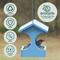 Show in main carousel: EcoCycle Dine-n-Dash Recycled Plastic House Hopper Wild Bird Feeder, Blue, 1.2-lb slide 3 of 8