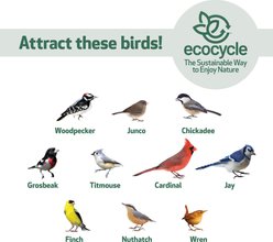 EcoCycle Tasty Tidbit Recycled Plastic House Hopper Wild Bird Feeder, Blue, 1.3-lb slide 2 of 8