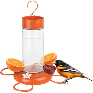 Natures Way Bird Products Orange Blossom Oriole Feeder with Jelly Attachments, Orange, 30-oz
