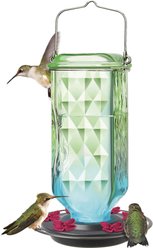 Natures Way Bird Products Antique Seafoam Ombre Column Nectar Hummingbird Gravity Feeder, 23-oz