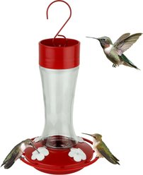 Natures Way Bird Products Gravity Scarlet Silhouette Nectar Hummingbird Feeder, Red, 11-oz