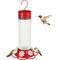 Show in main carousel: Natures Way Bird Products Gravity Ribbed Rose Nectar Hummingbird Feeder, Red, 28-oz slide 1 of 8