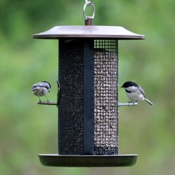 Natures Way Bird Products Beloved Bronze Dual-Chamber Metal Mesh Wild Bird Feeder, Bronze, 2.375 quart, 3.3-lb slide 2 of 8