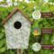 Show in main carousel: Natures Way Bird Products Olive Blossoms Decorative Bluebird House, Green slide 3 of 6