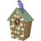 Show in main carousel: Natures Way Bird Products Verdant Petals Decorative Bluebird House, Green slide 1 of 6