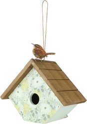Natures Way Bird Products Blooming Nest Decorative Wren House, Green