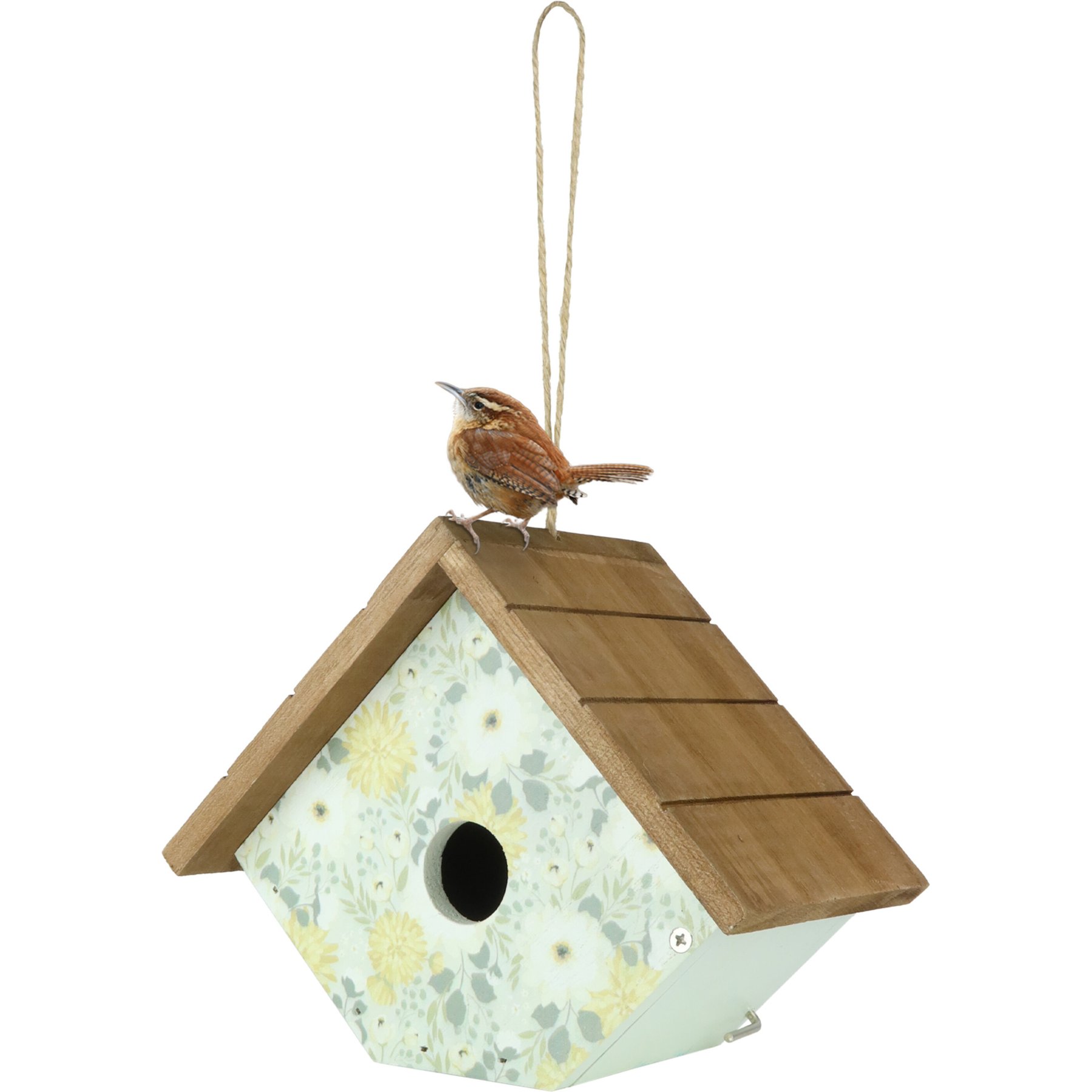 Natures Way Bird Products Blooming Nest Decorative Wren House, Green