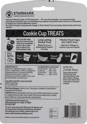 Show full view: Starmark Cookie Cup Chicken Dog Hard Chew Treats, 3 count, 1.7-oz pouch slide 7 of 7
