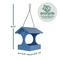 Show in main carousel: EcoCycle Dine-n-Dash Recycled Plastic House Hopper Wild Bird Feeder, Blue, 1.2-lb slide 2 of 8