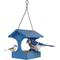 Show in main carousel: EcoCycle Dine-n-Dash Recycled Plastic House Hopper Wild Bird Feeder, Blue, 1.2-lb slide 1 of 8