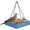 Show in main carousel: EcoCycle Perfect Picnic Recycled Plastic House Hopper Wild Bird Feeder, Blue, 1.9-lb slide 1 of 8