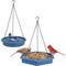 Show in main carousel: EcoCycle Combo Cafe 2-in-1 Recycled Plastic House Hopper Wild Bird Feeder & Bath, Blue, 2-lb slide 1 of 8