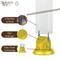 Show in main carousel: Natures Way Bird Products Bottoms Up Metal Thistle Tube Wild Bird Feeder, Yellow, 2.24-lb slide 4 of 8