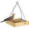 Show in main carousel: Natures Way Bird Products Cedar Tray House Hopper Wild Bird Feeder, Brown, 2.1-lb slide 1 of 8