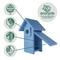 Show in main carousel: EcoCycle Bungalow Recycled Plastic Bluebird House, Blue slide 4 of 6
