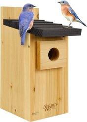 Natures Way Bird Products Cedar Bluebird Box House, Brown