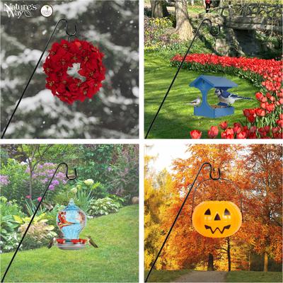 Show full view: Natures Way Bird Products Adjustable Clamp-On Deck Hook, Black slide 6 of 6