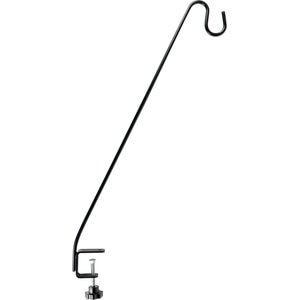 Natures Way Bird Products Adjustable Clamp-On Deck Hook, Black