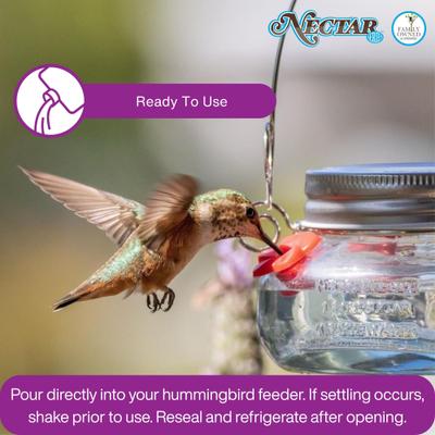 Show full view: Natures Way Bird Products Clear Nectar Ready to Use Hummingbird Food, 51-oz bag slide 7 of 8