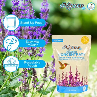 Show full view: Natures Way Bird Products Clear Nectar Powder Hummingbird Food, 2-lb bag slide 2 of 8