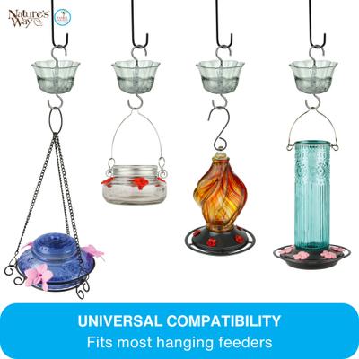 Show full view: Natures Way Bird Products PDQ Tray Hummingbird Feeder Ant Moat, Clear slide 6 of 7