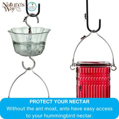 Show full view: Natures Way Bird Products PDQ Tray Hummingbird Feeder Ant Moat, Clear slide 5 of 7