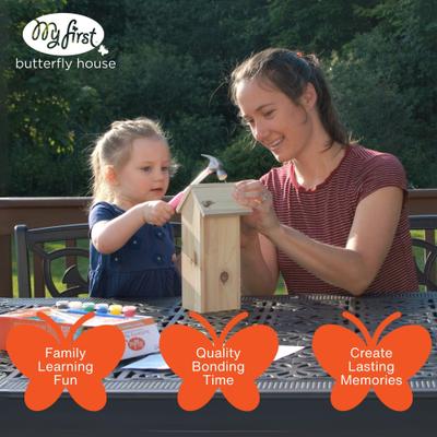 Show full view: Natures Way Bird Products My First Butterfly Bird House, Brown slide 6 of 6