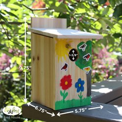 Natures Way Bird Products My First Bird House with Viewing Window, Brown slide 2 of 7