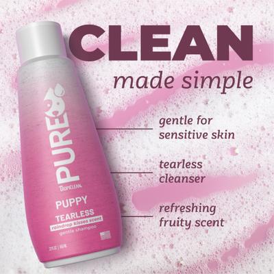 Show full view: TropiClean Pure Raindrop Kisses Tearless Shampoo for Puppies, 22-oz slide 4 of 7