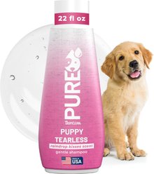 TropiClean Pure Raindrop Kisses Tearless Shampoo for Puppies, 22-oz