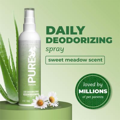 Show full view: TropiClean Pure Sweet Meadow Deodorizing Dog & Cat Spray, 8-oz slide 2 of 7