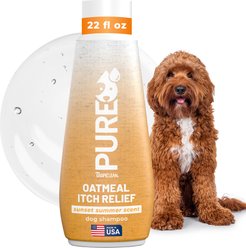 TropiClean Pure Sunset Summer Itch Relief Dog & Cat Shampoo, 22-oz