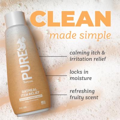 Show full view: TropiClean Pure Sunset Summer Itch Relief Dog & Cat Shampoo, 22-oz slide 4 of 7