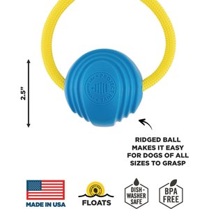 Project Hive Pet Company Looped Ball Dog Toy, Medium, 2 count, Pink & Blue