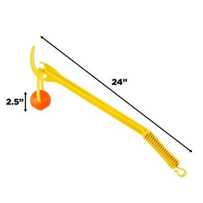 Show full view: Project Hive Pet Company Hive Zoomer Launcher & Compatible Looped Ball Dog Toy, Yellow/Orange slide 5 of 10