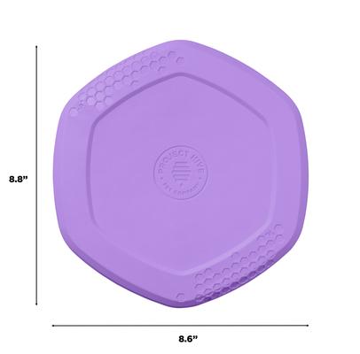 Show full view: Project Hive Pet Company Hive Calming Lavender Scented Disc & Lick Mat Dog Toy, Purple slide 4 of 6