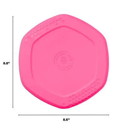 Show full view: Project Hive Pet Company Hive Wild Berry Scented Disc & Lick Mat Dog Toy, Pink slide 5 of 8