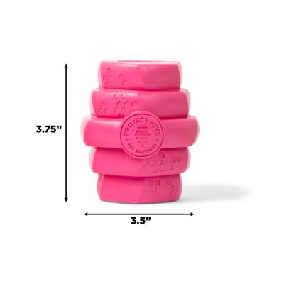Show full view: Project Hive Pet Company Hive Wild Berry Aroma Scented Chew Dog Toy, Large, Pink slide 4 of 5