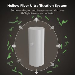 Penthouse Paws Smart Wireless Stainless Steel Dog & Cat Water Fountain, White, 118-oz slide 2 of 9