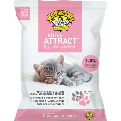 Dr. Elsey's Dr. Elsey's Kitten Attract Clumping Clay Cat Litter, 20-lb bag
