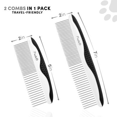 Show full view: POODLIE Poodle Pet Dog Combs, 2 count, Black slide 3 of 7