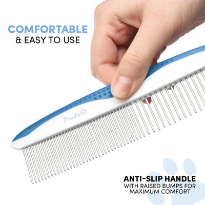 Show full view: POODLIE Poodle Pet Dog Combs, 2 count, Blue slide 4 of 7