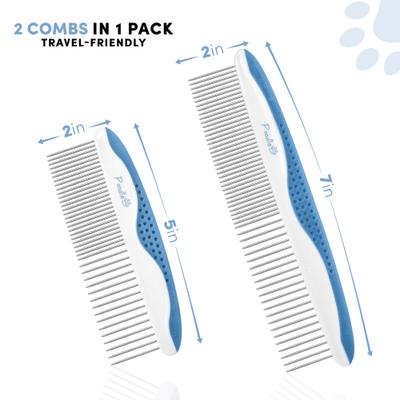 Show full view: POODLIE Poodle Pet Dog Combs, 2 count, Blue slide 3 of 7