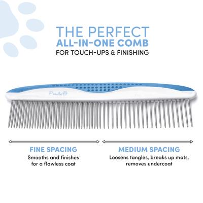 Show full view: POODLIE Poodle Pet Dog Combs, 2 count, Blue slide 2 of 7