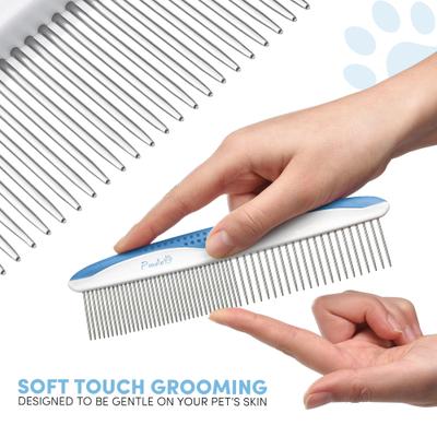 Show full view: POODLIE Poodle Pet Dog Combs, 2 count, Blue slide 5 of 7