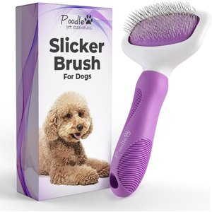 Poodle Pet Slicker Brush Pet Hair Remover Grooming Brush for Dogs Cats