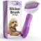 Show in main carousel: POODLIE Pet Slicker Brush for Dogs & Cats, Purple slide 1 of 9