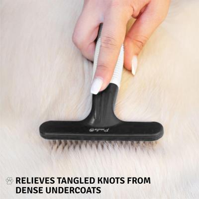 Show full view: POODLIE Poodle Pet Dog Grooming Rake, Black slide 6 of 10