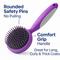Show in main carousel: POODLIE Round Bristle Brush for Dogs & Cats, Purple slide 3 of 10